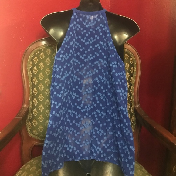 Elena Gilbert Anthropologie Zoa dotted silk top - Picture 3 of 3